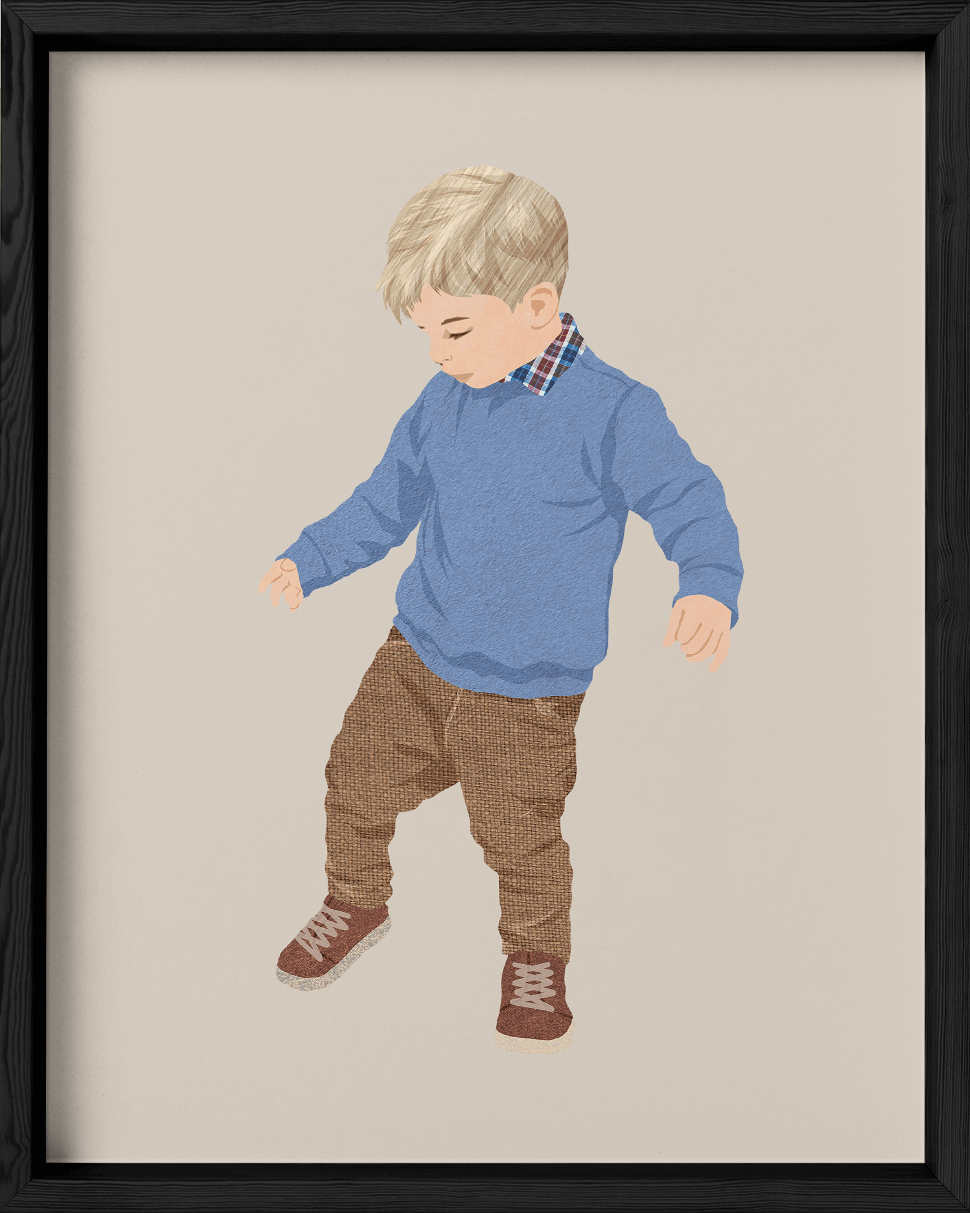 Custom Illustrations with Facial Details - Fairlight Co