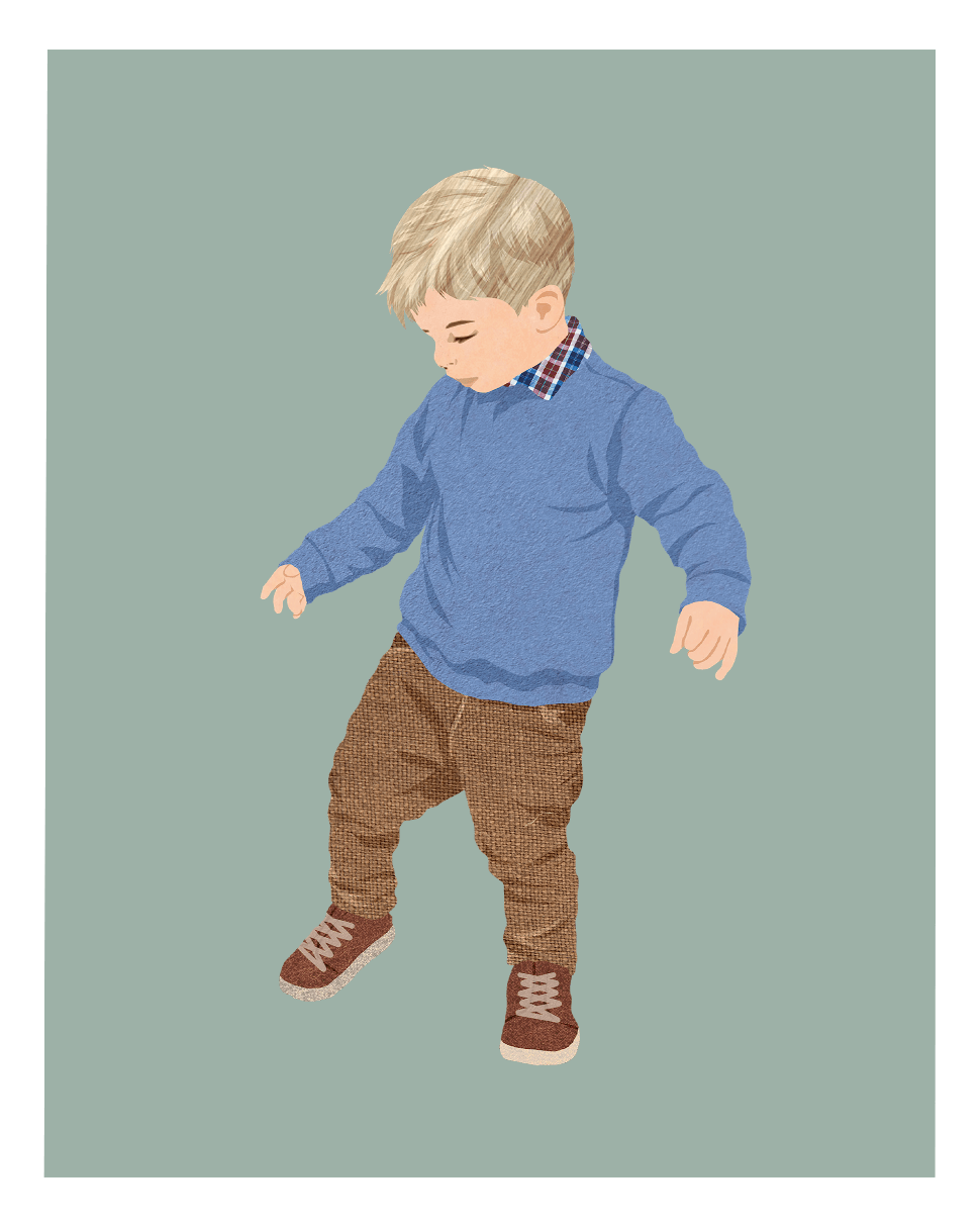 Custom Illustrations with Facial Details - Fairlight Co