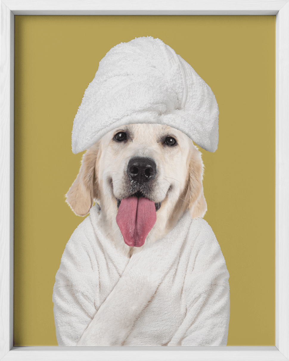 Custom Spa Towel Pet Portrait - Fairlight Co