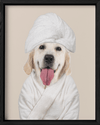 Custom Spa Towel Pet Portrait - Fairlight Co