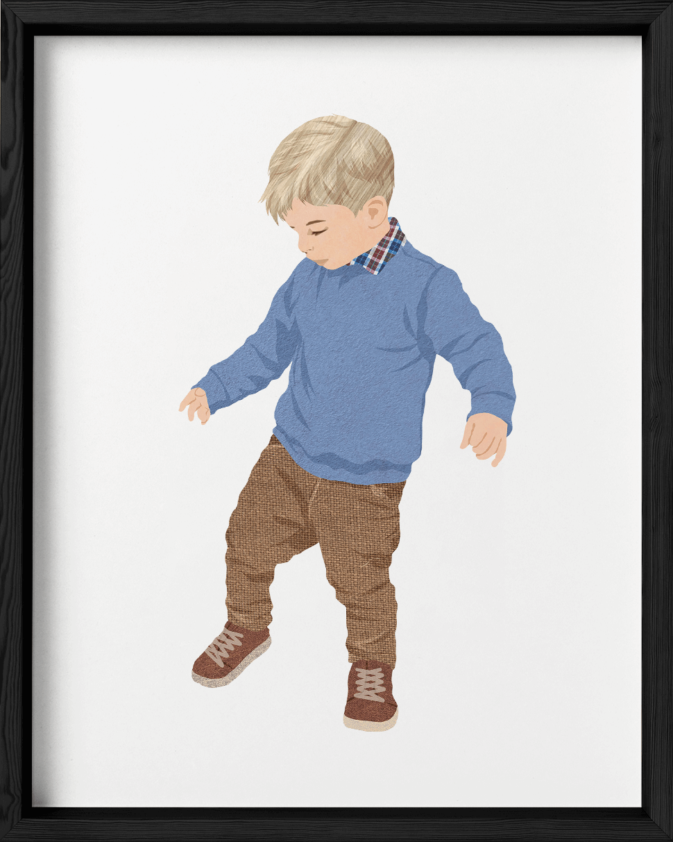 Custom Illustrations with Facial Details - Fairlight Co