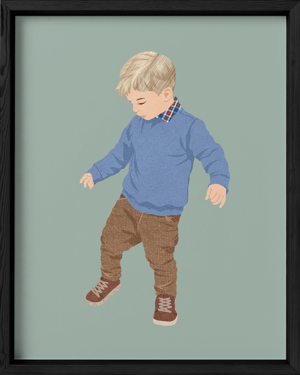 Custom Illustrations with Facial Details - Fairlight Co