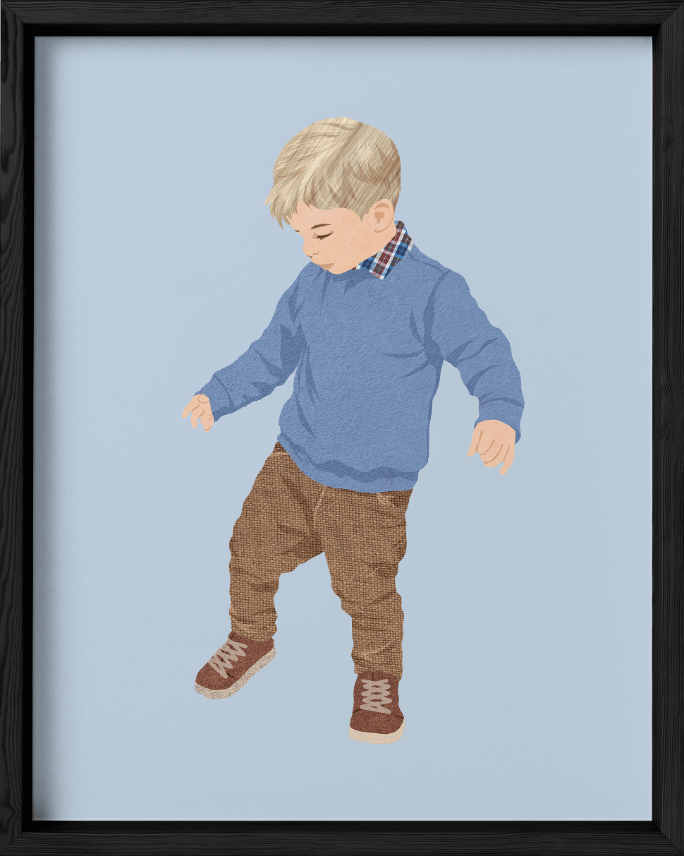 Custom Illustrations with Facial Details - Fairlight Co