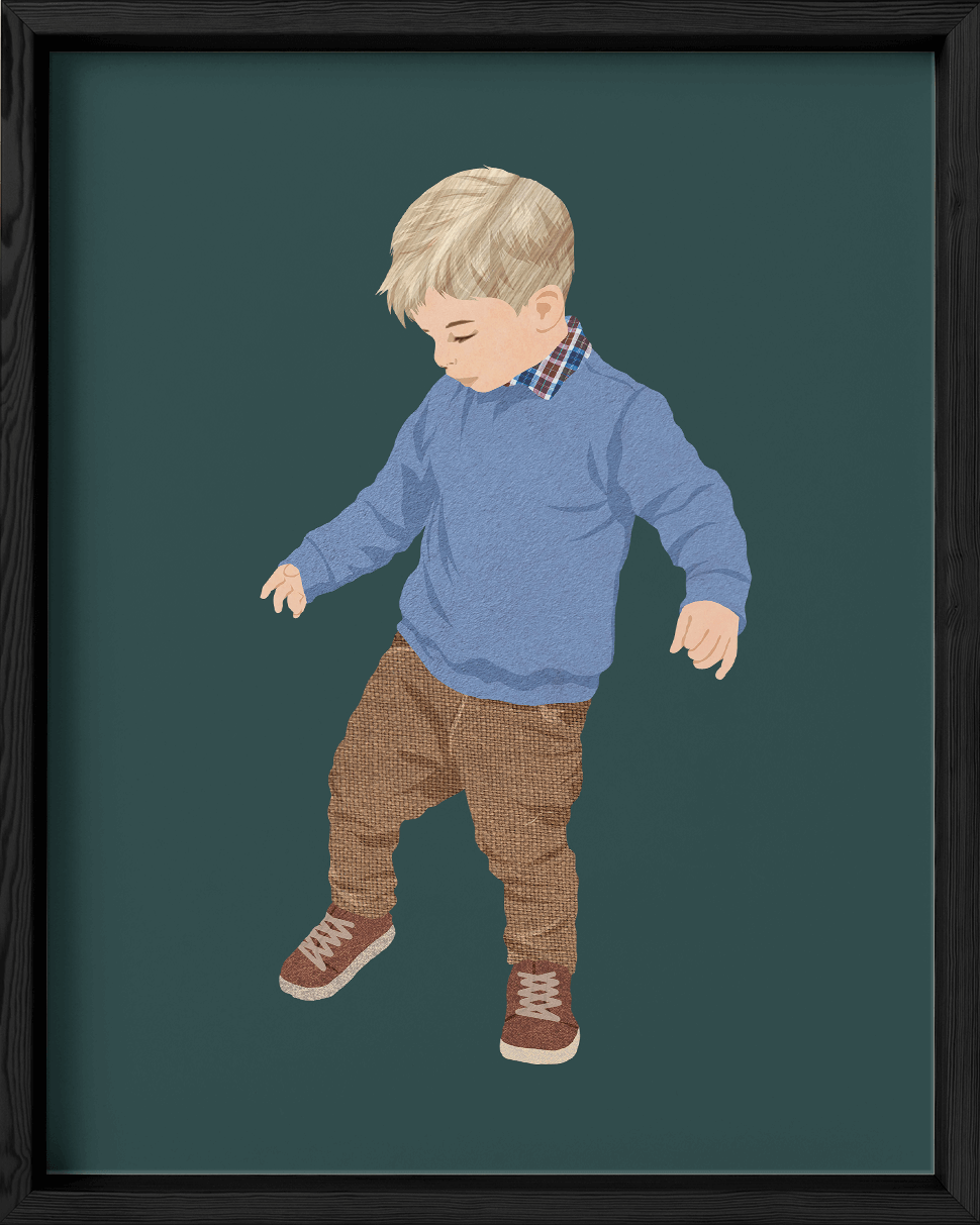 Custom Illustrations with Facial Details - Fairlight Co