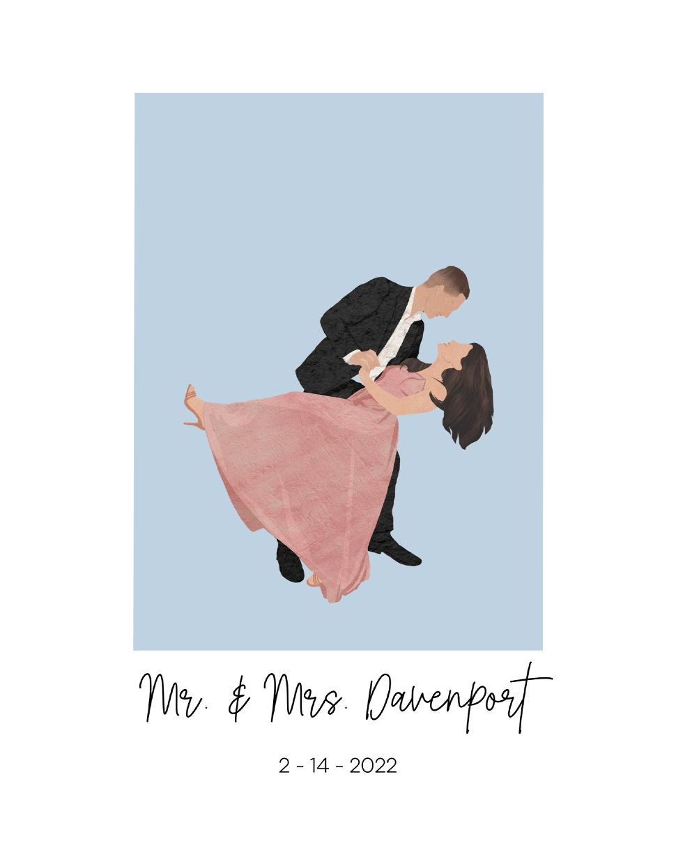 Custom Couple Portraits - Fairlight Co