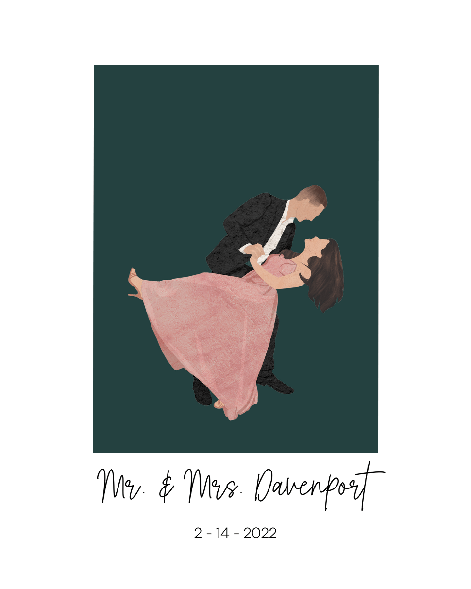 Custom Couple Portraits - Fairlight Co