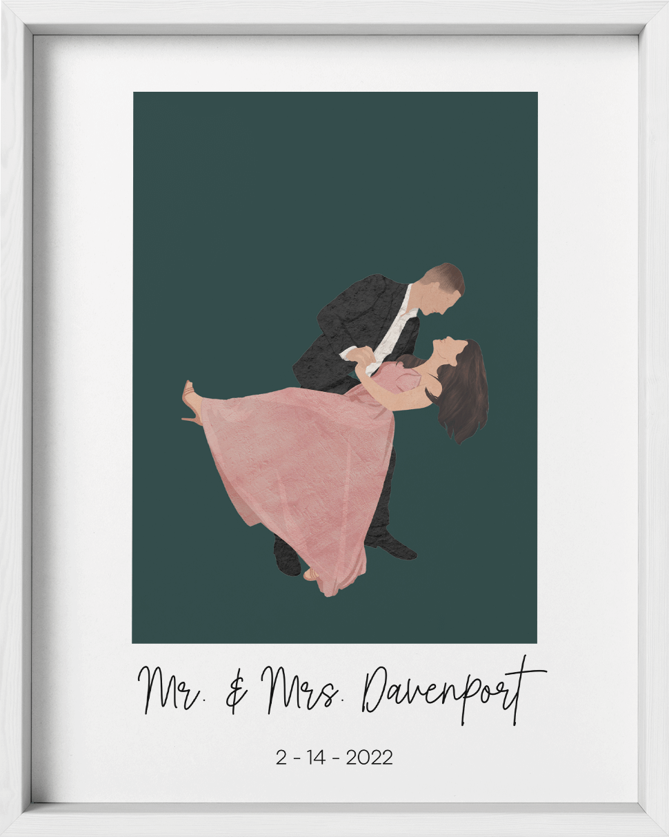 Custom Couple Portraits - Fairlight Co