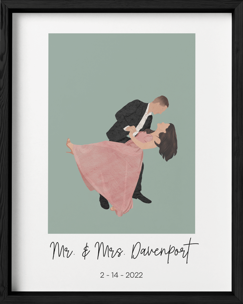 Custom Couple Portraits - Fairlight Co