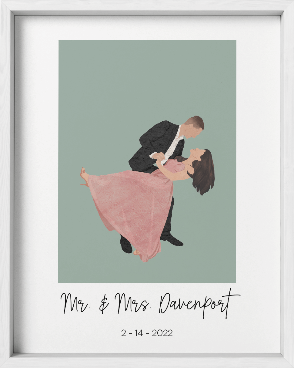 Custom Couple Portraits - Fairlight Co