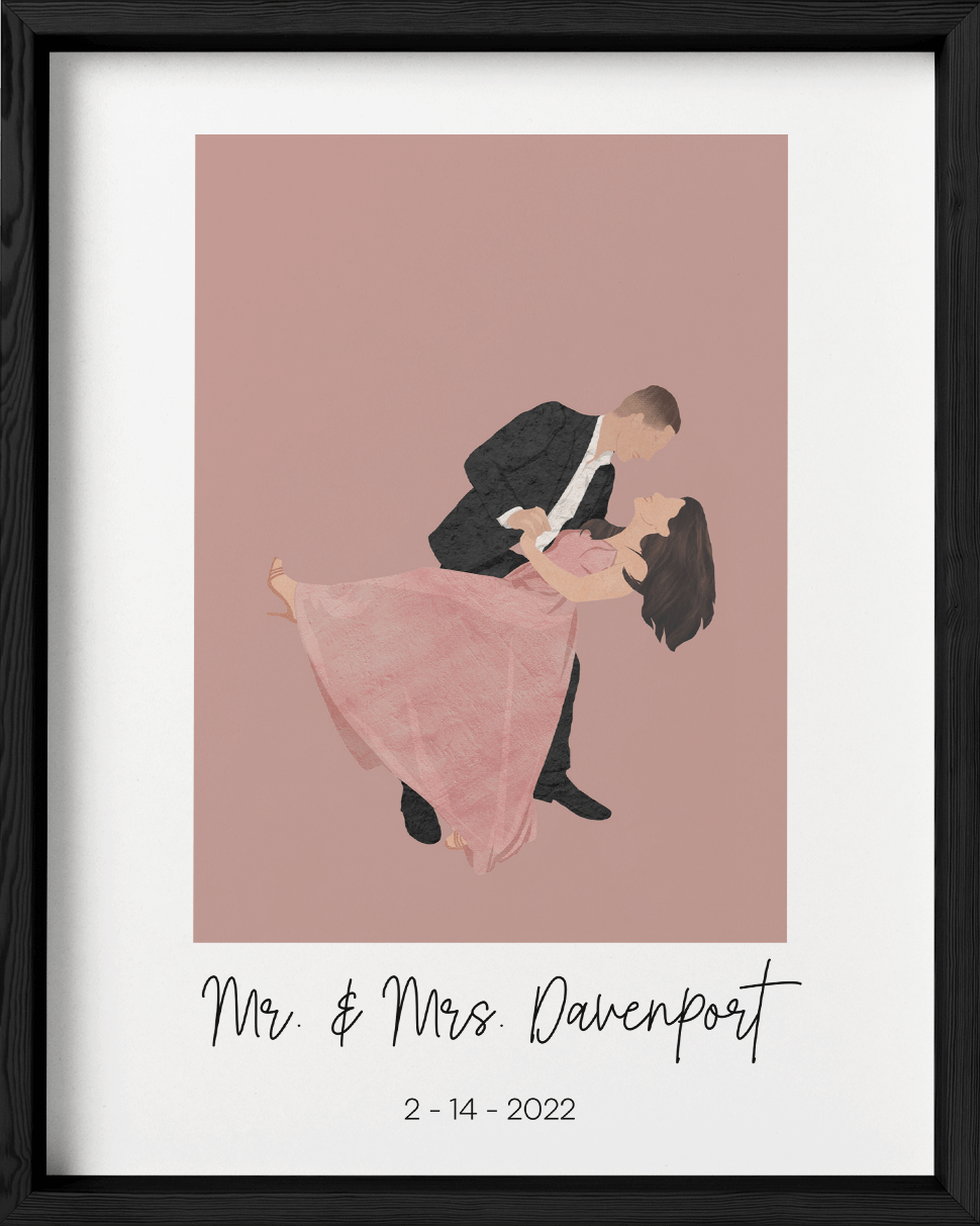 Custom Couple Portraits - Fairlight Co