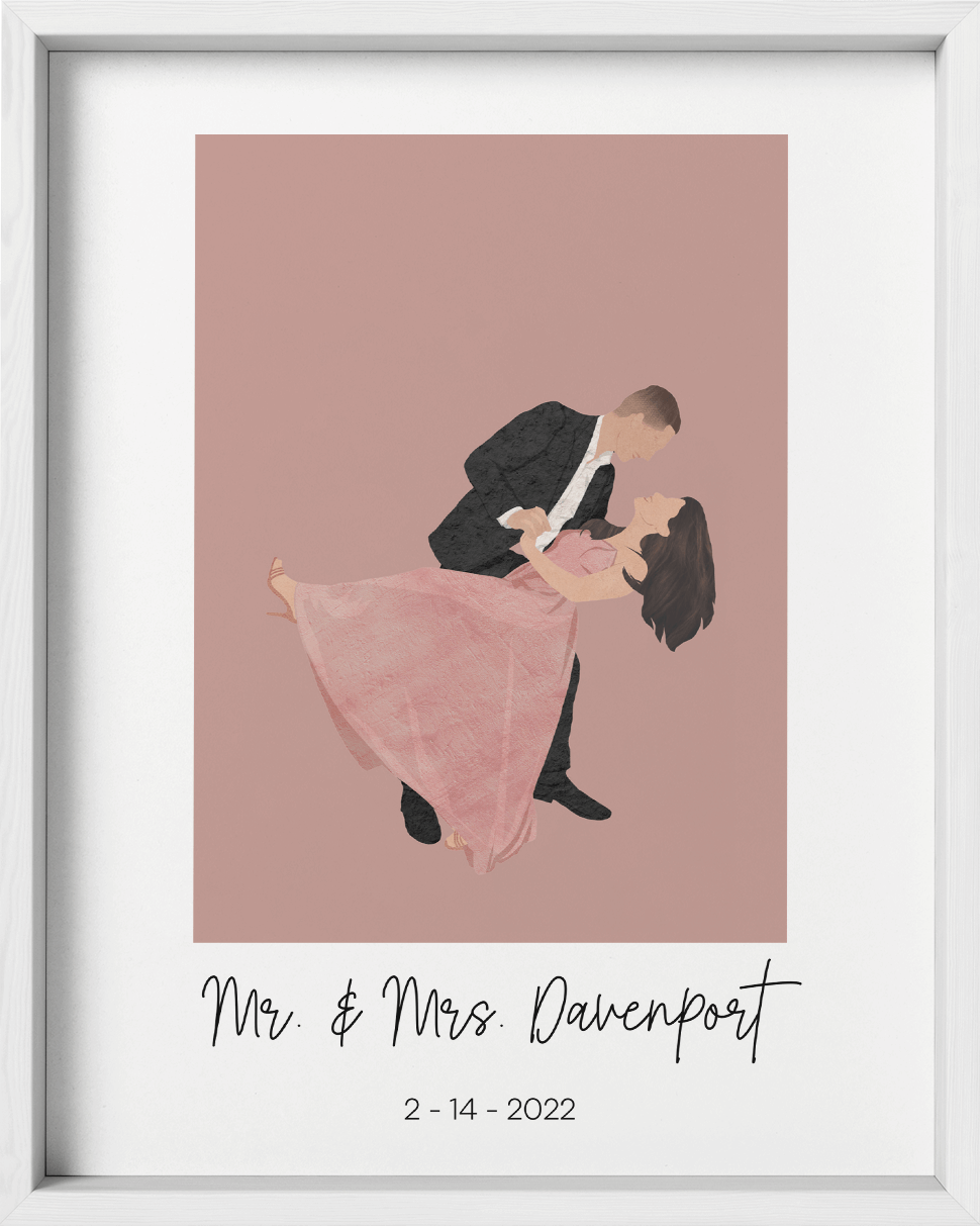 Custom Couple Portraits - Fairlight Co