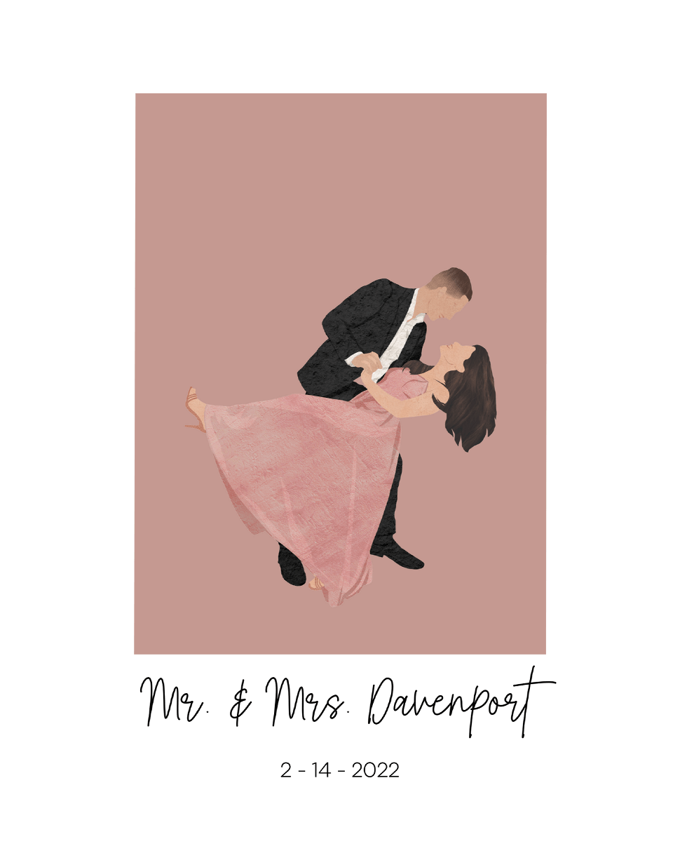 Custom Couple Portraits - Fairlight Co