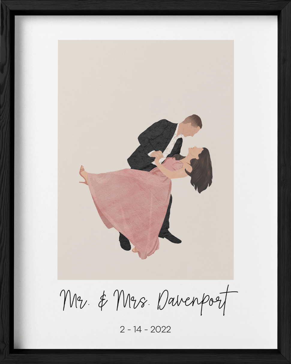 Custom Couple Portraits - Fairlight Co