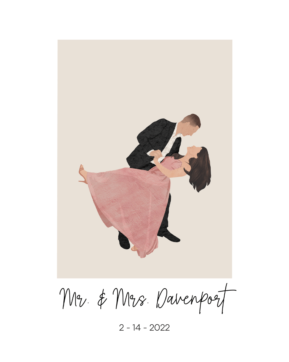 Custom Couple Portraits - Fairlight Co