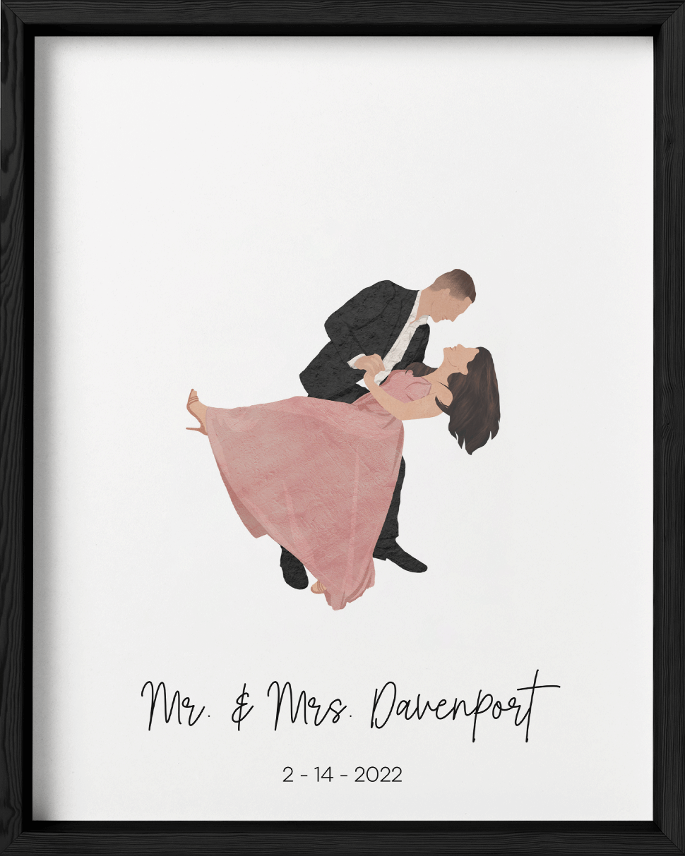 Custom Couple Portraits - Fairlight Co