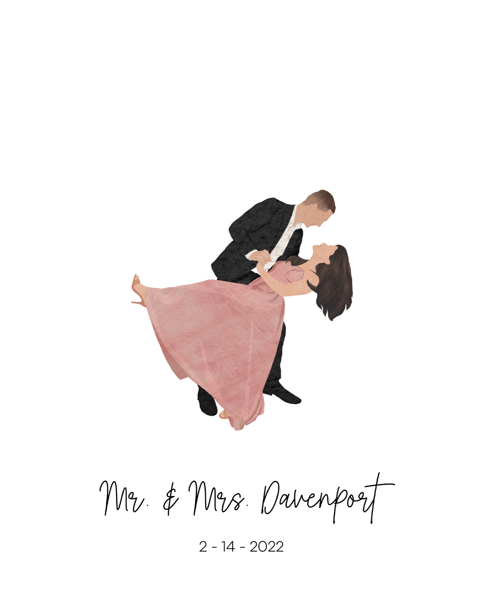 Custom Couple Portraits - Fairlight Co