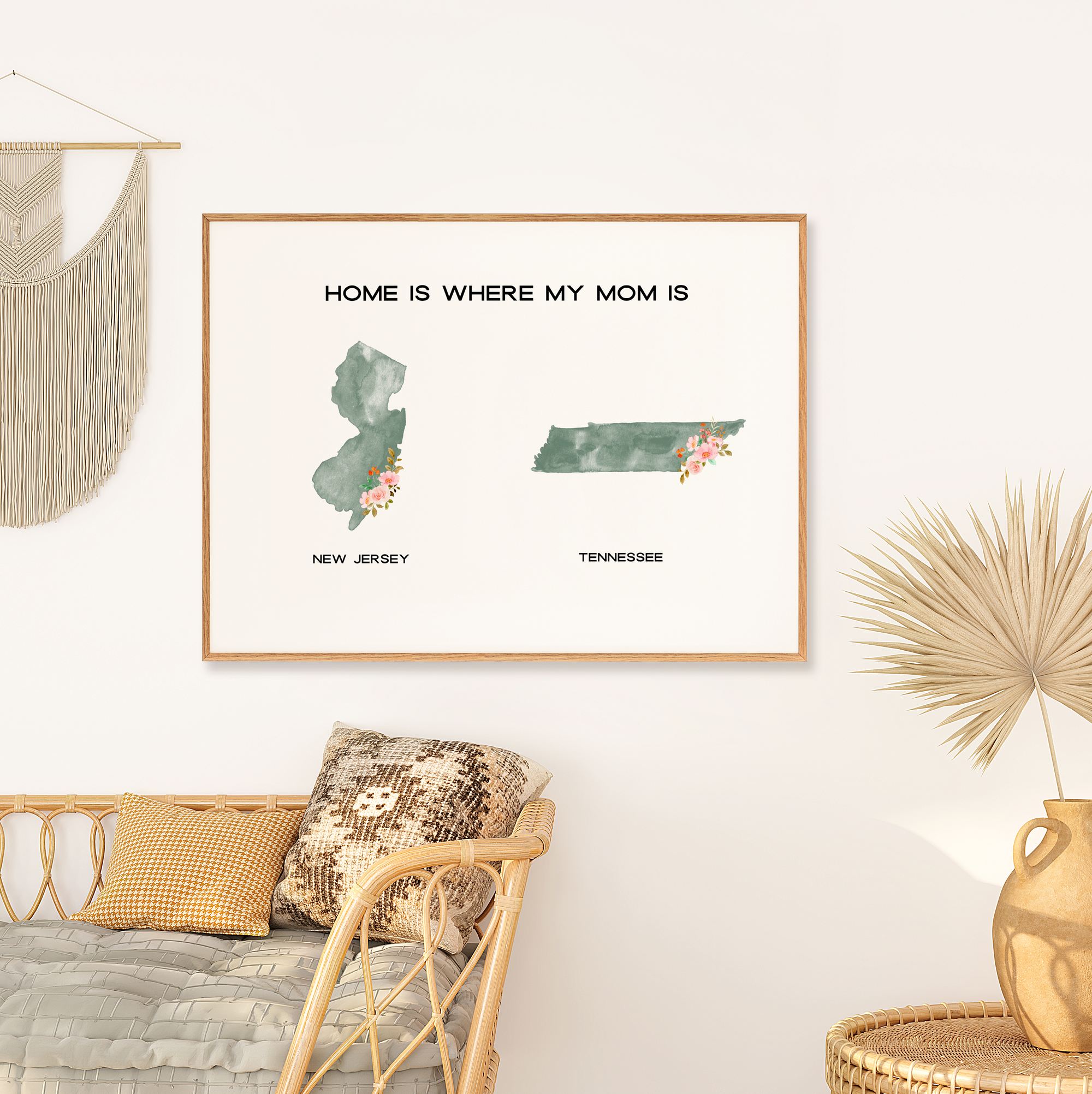 Custom Watercolor Map Artwork - Fairlight Co