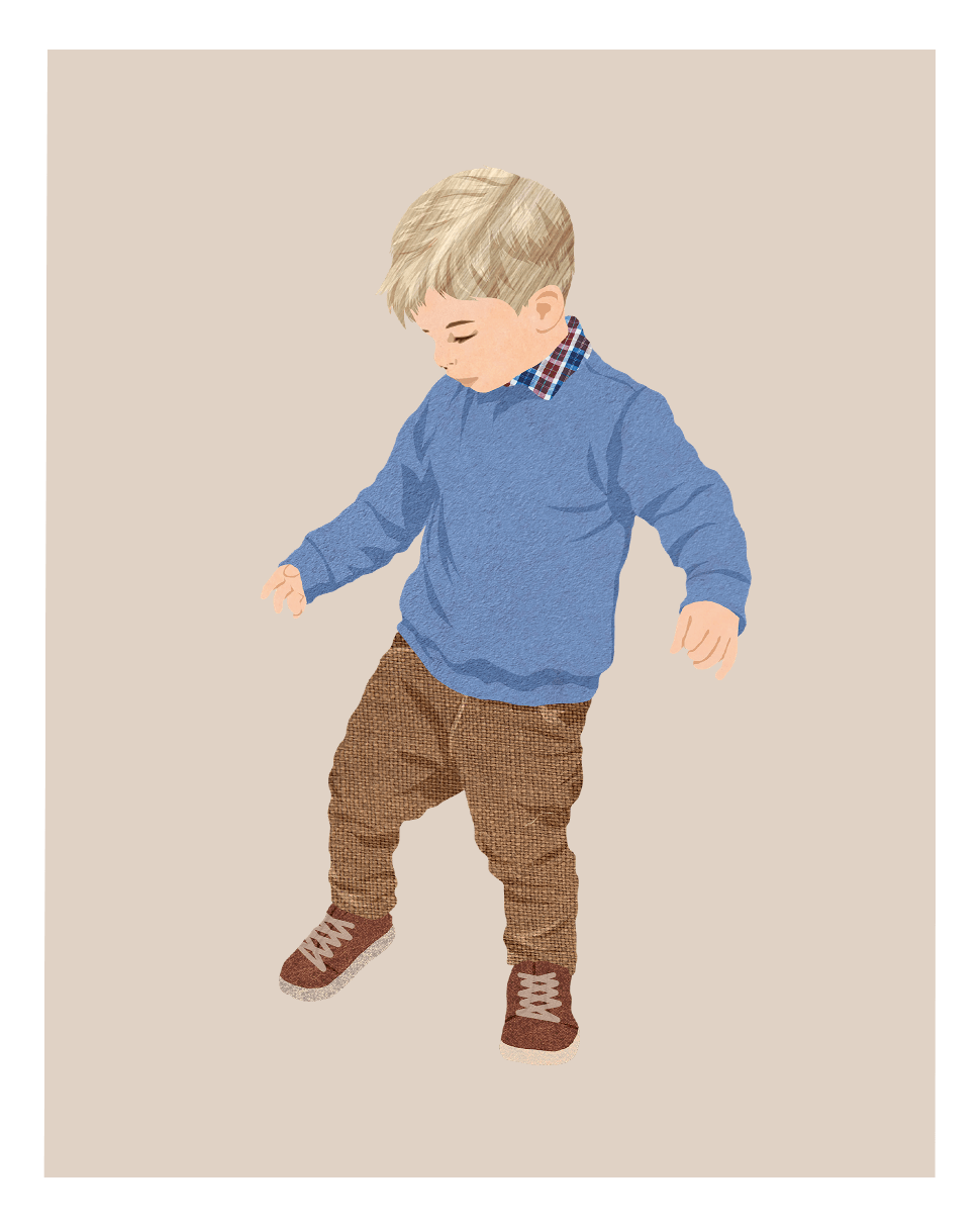 Custom Illustrations with Facial Details - Fairlight Co