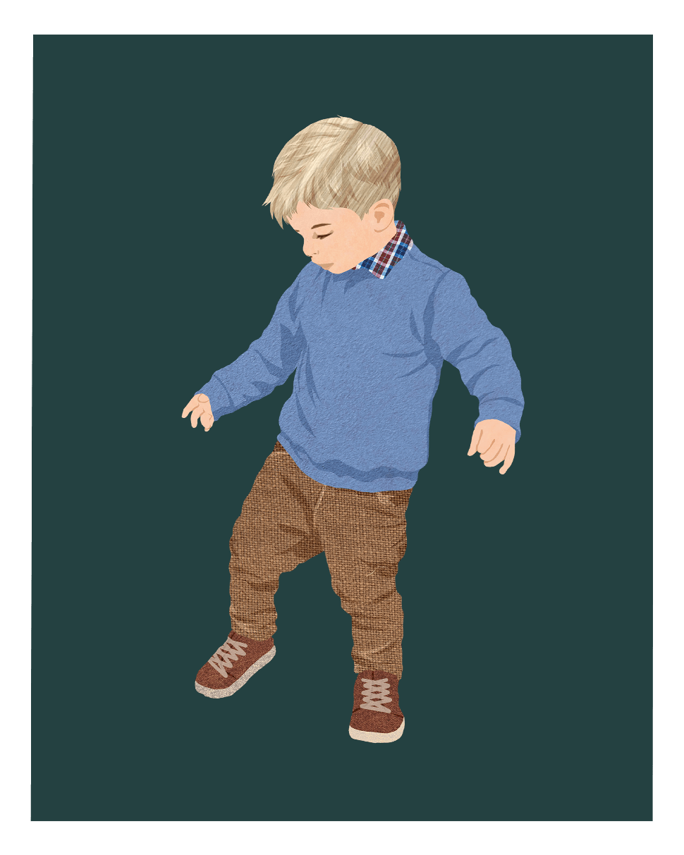 Custom Illustrations with Facial Details - Fairlight Co