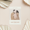 Custom Save The Date Post Cards - Fairlight Collective
