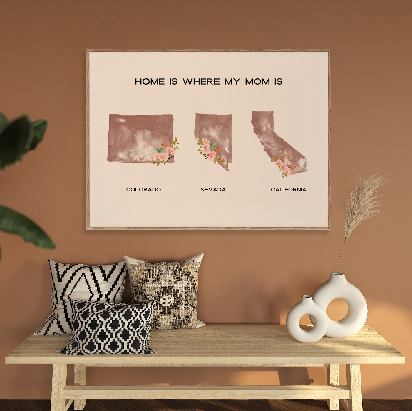 Custom Watercolor Map Artwork - Fairlight Co