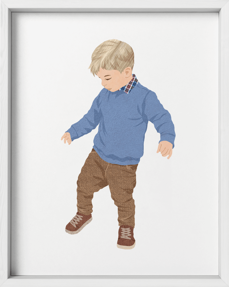 Custom Illustrations with Facial Details - Fairlight Co